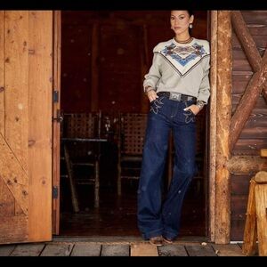 Ariat Ultra High Rise Western Wide Jean